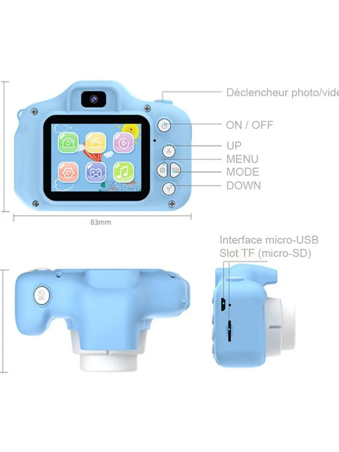 Kamera "EasyClick" in Hellblau - ab 6 Jahren