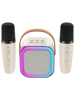 Karaoké-Set in Weiß