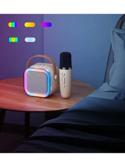 Karaoké-Set in Weiß