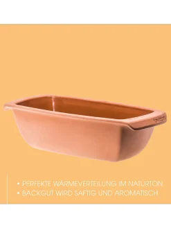 Kastenform-Backform in Hellbraun - (B)31 x (H)9,5 x (T)16 cm