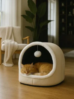 Katzenbett "Alaska" in Beige