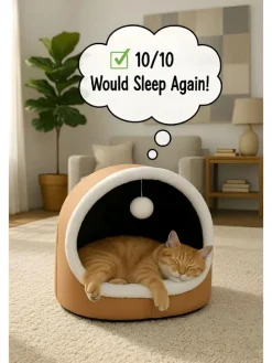 Katzenbett ''Alaska'' in Beige