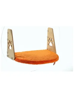 Katzenbett in Orange - (L)28 x (B)47 cm