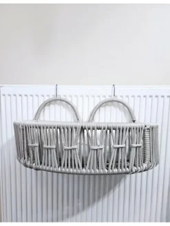 Katzenbett ''Peti'' in Grau/ Weiß - (B)51 x (H)27 x (T)33 cm