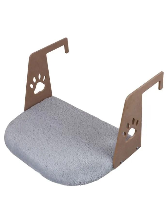 Katzenbett ''Riana'' in Hellgrau - (L)52 x (B)35 cm