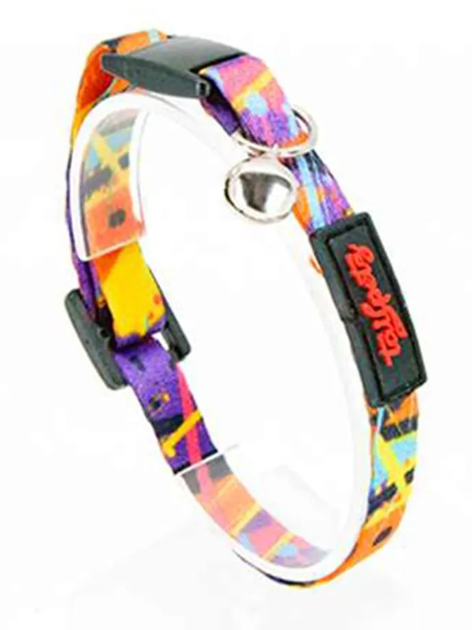 Katzenhalsband in Bunt