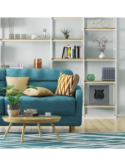 Katzenhöhle in Anthrazit - (B)33 x (H)33 x (T)33 cm