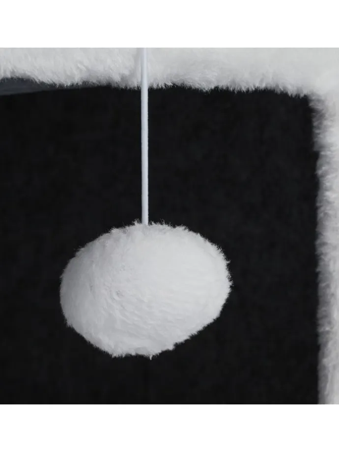 Katzenhöhle in Grau - (B)40 x (H)32 x (T)40 cm