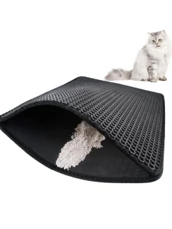 Katzenklo Matte in Schwarz