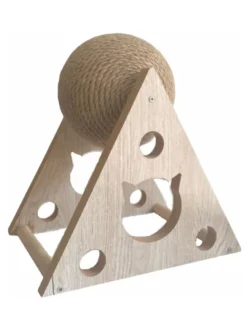 Katzenspielzeug in Beige - (B)27 x (H)27 x (T)21 cm