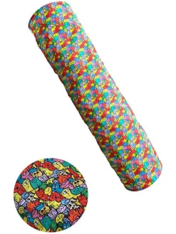 Katzentunnel in Bunt - (B)125 cm