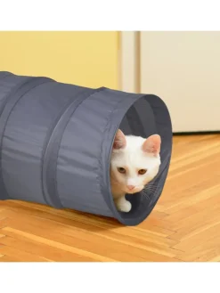 Katzentunnel in Grau