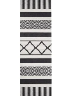 Küchenläufer "Cook & Clean" in Creme/ Schwarz