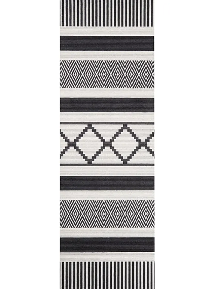 Küchenläufer "Cook & Clean" in Creme/ Schwarz