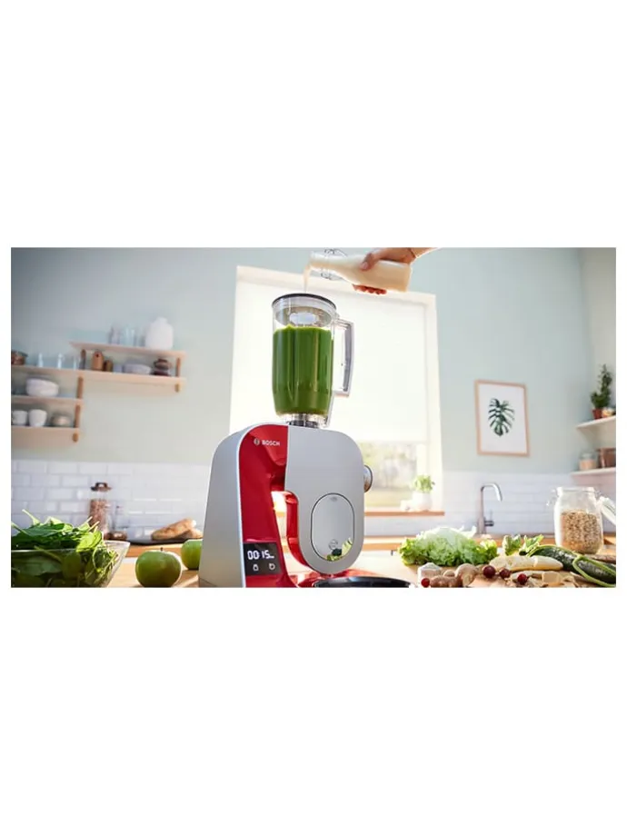 Küchenmaschine "Mum 5" mit Zubehör in Rot