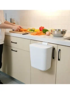 Küchenmülleimer in Weiß - 9 Liter