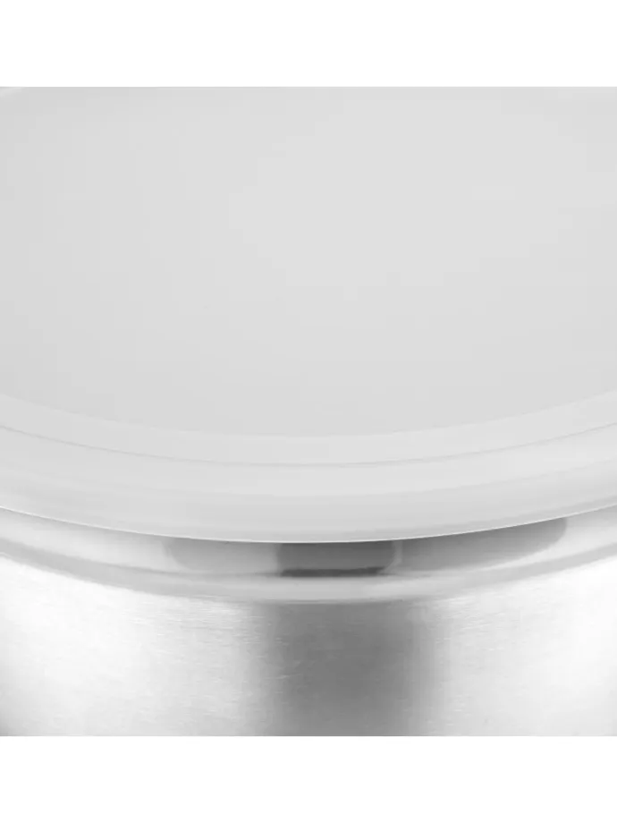 Küchen-Set 18 teilig in Silber/Weiß