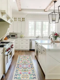 Küchenteppich in Bunt - (L)55 x (B)40 cm