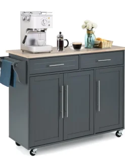 Küchenwagen Buffetschrank in Grau