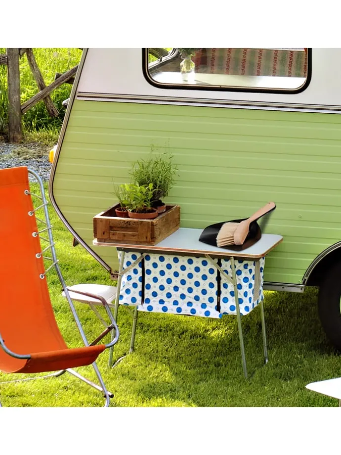 Kehrgarnitur in Schwarz/ Natur