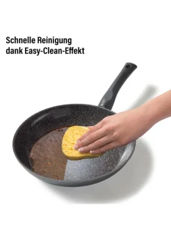 Keramik Kochgeschirr-Set 14-teilig | mit Deckeln in Anthrazit