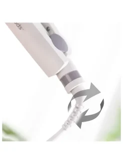 Keramik-Lockenstab in Weiß - (L)30 cm