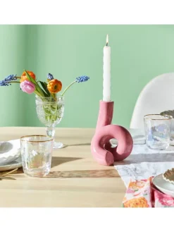 Kerzenhalter ROTATE in Pink