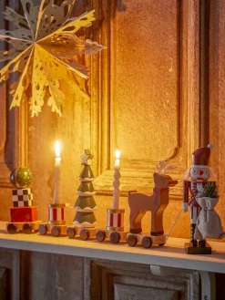 Kerzenständer ''Vadim'' in Bunt - (B)51x (H)19 x (T)6 cm