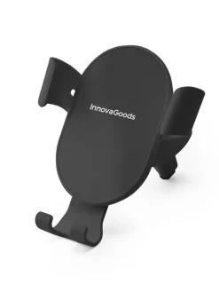 Kfz-Handyhalterung mit Schnelladegerät in Schwarz - (H)10,5 cm