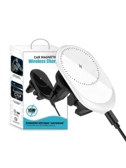 Kfz-Smartphone-Ladestation in Weiß