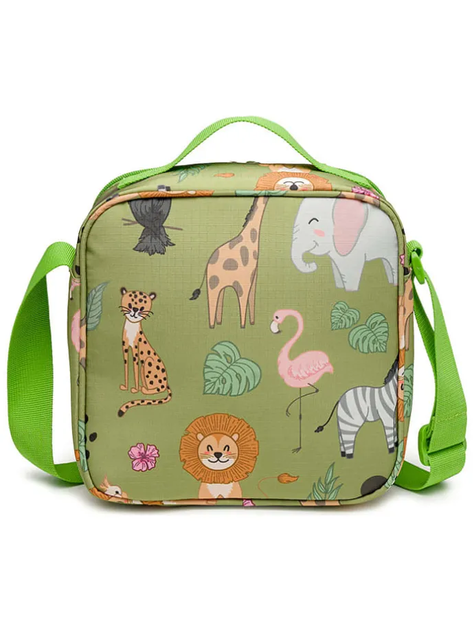 Kühltasche - (B)22 x (H)22 x (T)5 cm in Grün in Grün