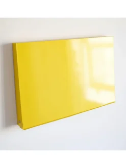 Kinder-Aktivitäts-Murphy-Schreibtisch in Gelb - (L)50 x (B)35 cm