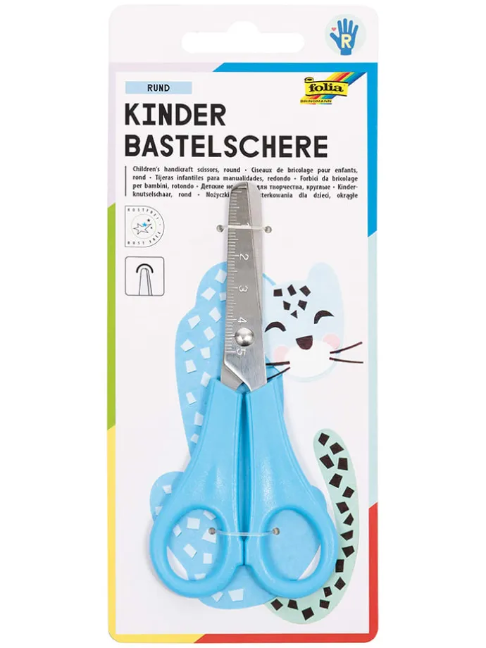 Kinder-Bastelschere "Rund" (Überraschungsprodukt)