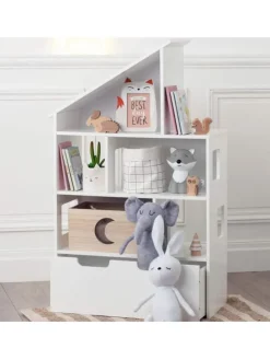 Kinderregal in weiß