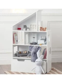 Kinderregal in weiß