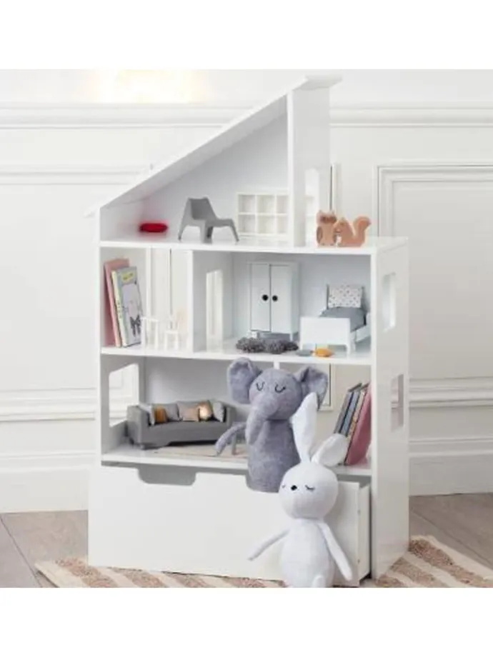 Kinderregal in weiß