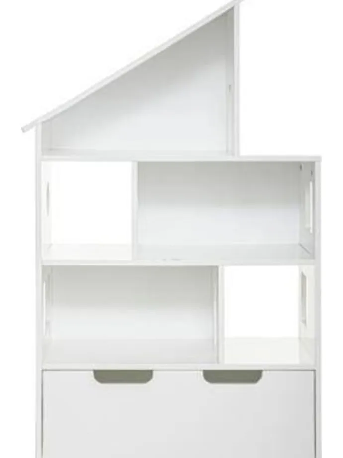 Kinderregal in weiß