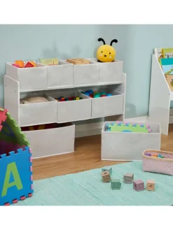 Kinderregal in Weiß - (B)92 x (H)60 x (T)30 cm