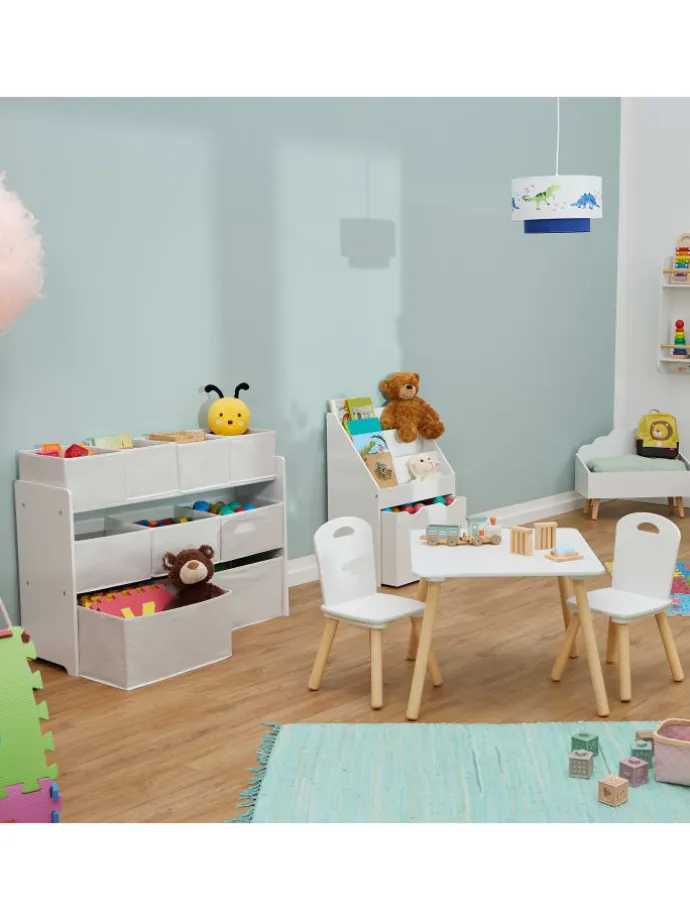 Kinderregal in Weiß - (B)92 x (H)60 x (T)30 cm