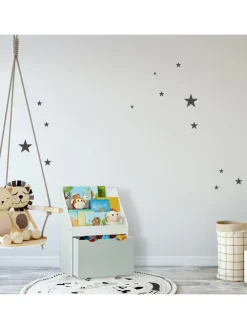 Kinderregal in Weiß/ Grau - (B)50,5 x (H)70 x (T)28 cm