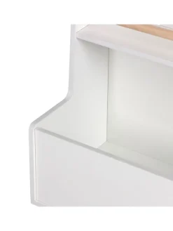 Kinderregal in Weiß/ Natur - (B) 68 x (H) 94 x (T) 32 cm