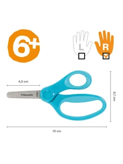 Kinderschere in Hellblau - (L)13 cm - ab 6 Jahren