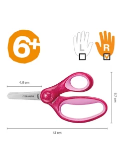 Kinderschere in Pink - (L)13 cm - ab 6 Jahren