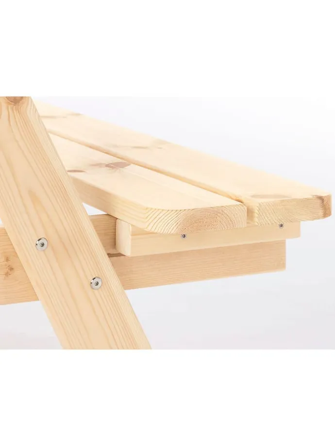 Kindersitzgarnitur "Nicki maxi für 4" in Natur - (L)118 x (B)119 x (H)65 cm