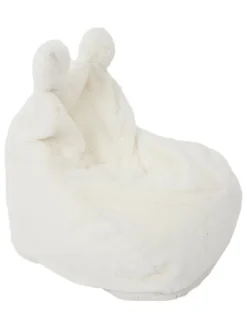 Kindersitzsack in Weiß - (B)40 x (H)54 x (T)50 cm