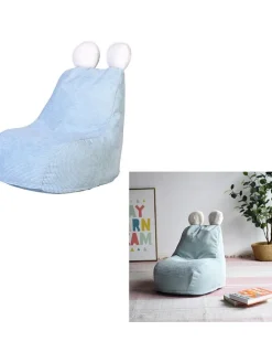 Kindersitzsack "Ted" in Hellblau - (B)40 x (H)70 x (T)62 cm