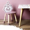 Kinderstuhl "Madame Princesse" in Rosa - (B)28 x (H)57,5 x (T)28 cm