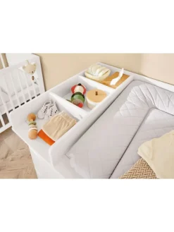 Kinderzimmer-Set Juna breit mit Windeleimerauszug, 3-tlg.