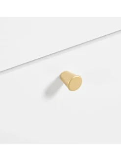 Kipp-Schuhschrank in Weiß mit 3 Klappschubladen und Sitzbank 119x24x122 cm