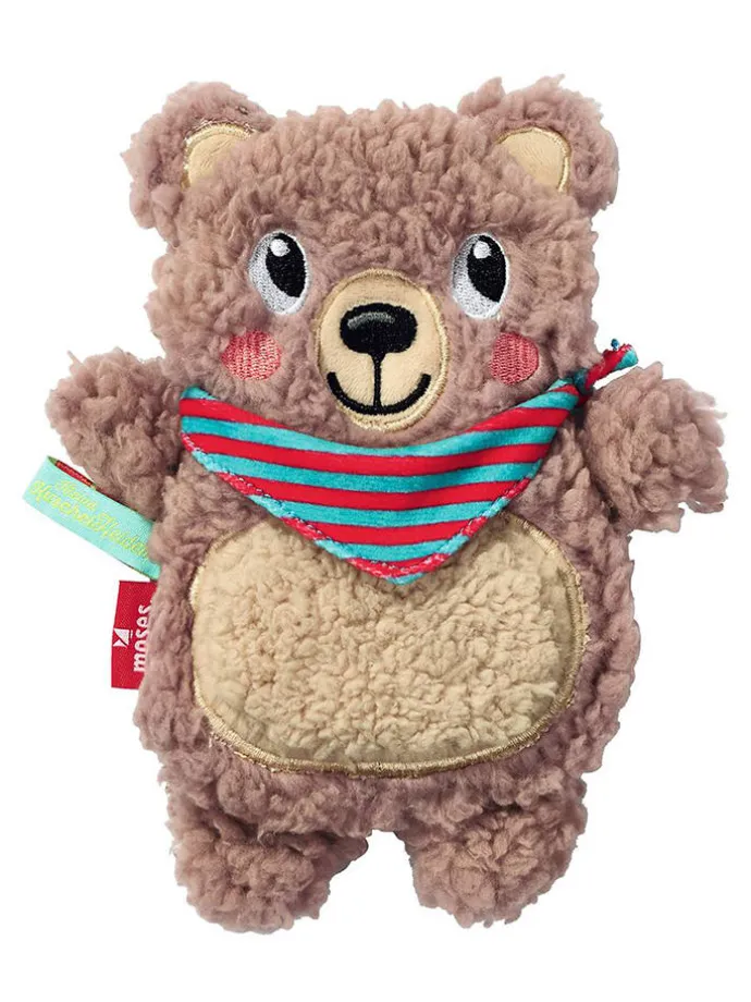 Kirschkernkissen "Bär" in Hellbraun - ab 24 Monaten